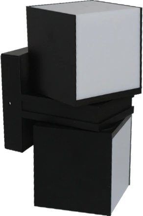 MS-P361A-2W ABS Wall Light product and dimensions