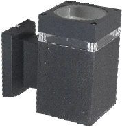 MS-P1004-1F-1W ABS Wall Light product and dimensions