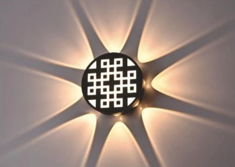 MS-24323-F LED Wall Light product and dimensions