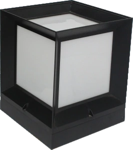 MS-P5050D ABS Garden Post Light product and dimensions