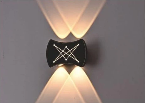 MS-24322-G LED Wall Light product and dimensions