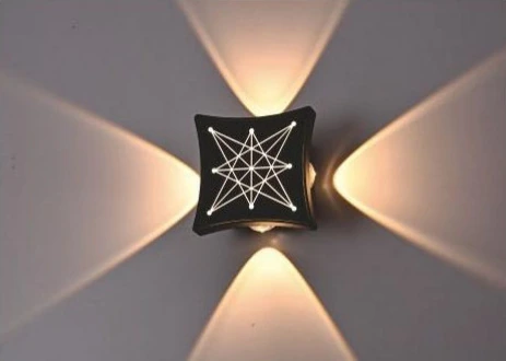 MS-23313-4-F LED Wall Light product and dimensions