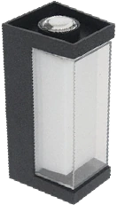 MS-7580B ABS Wall Light product and dimensions
