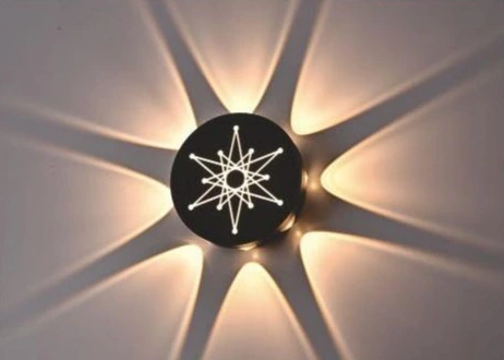MS-24323-G LED Wall Light product and dimensions