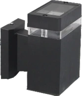 MS-P1002-1F-1W ABS Wall Light product and dimensions