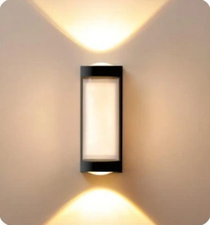 MS-W0225-2L LED Wall Light product and dimensions