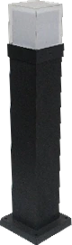 MS-P361-H60 ABS Garden Post Light product and dimensions