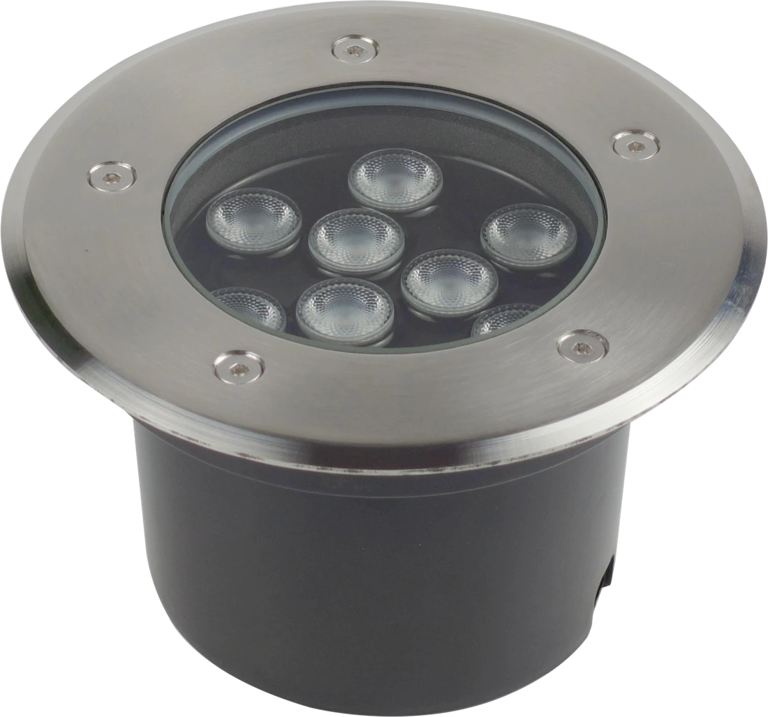 MS-D007 LED Inground Light product and dimensions