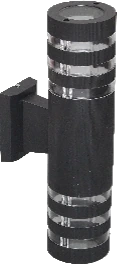 MS-P8009-3F-2W ABS Wall Light product and dimensions