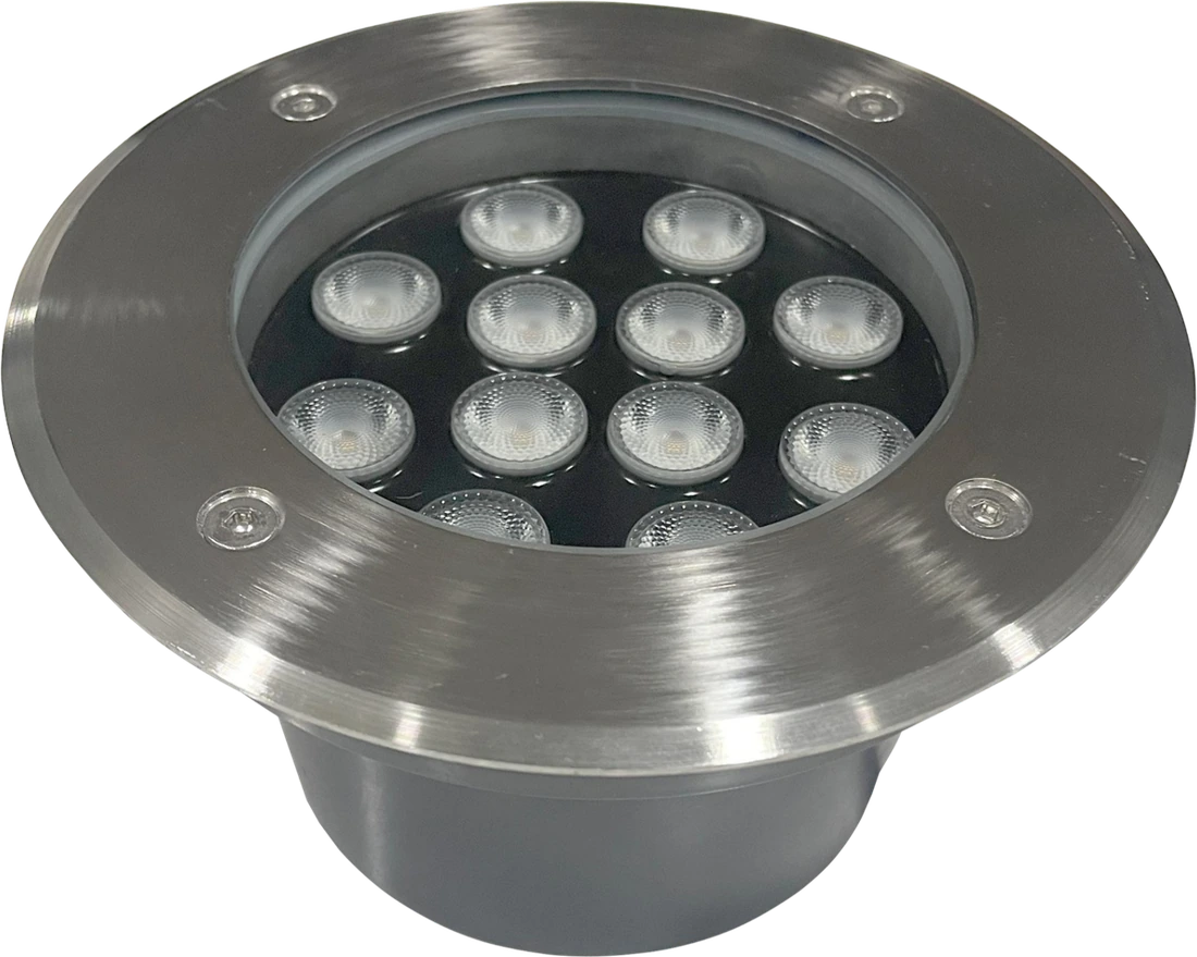 MS-D008 LED Inground Light product and dimensions