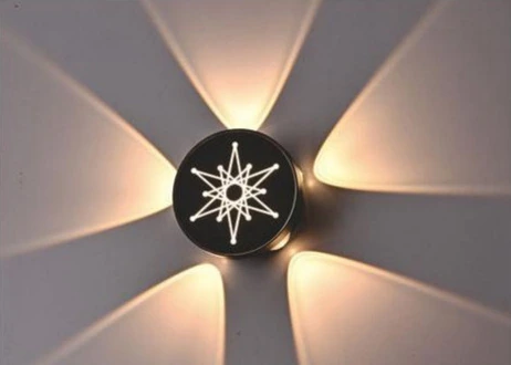 MS-24325-G LED Wall Light product and dimensions
