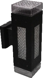 MS-P3033-2W ABS Wall Light product and dimensions