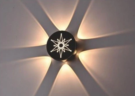 MS-24324-G LED Wall Light product and dimensions
