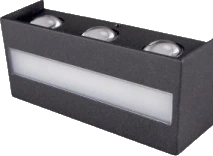 MS-B145W-3 LED Wall Light product and dimensions