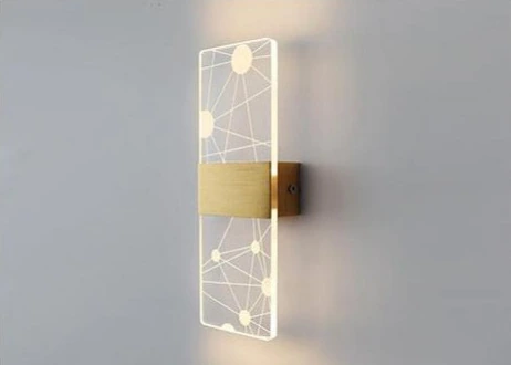 MS-23402-B LED Wall Light product and dimensions