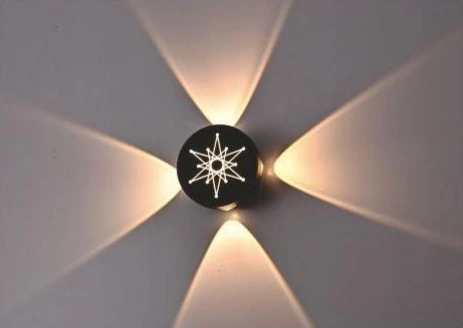 MS-24326-G LED Wall Light product and dimensions