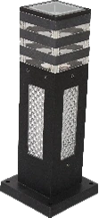 MS-P3033-3F-H60 ABS Garden Post Light product and dimensions
