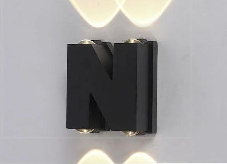 MS-24108-N LED Wall Light product and dimensions