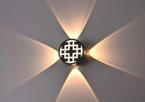 MS-24326-F LED Wall Light product and dimensions