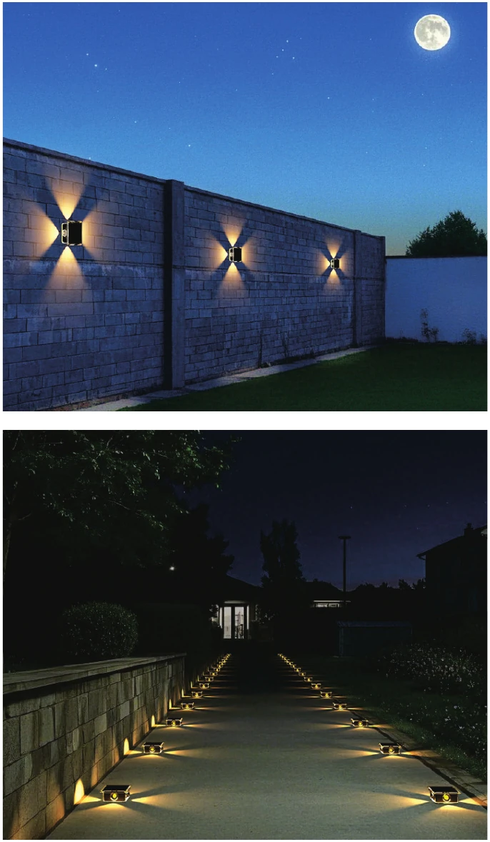 Solar Wall Washer Light view 2
