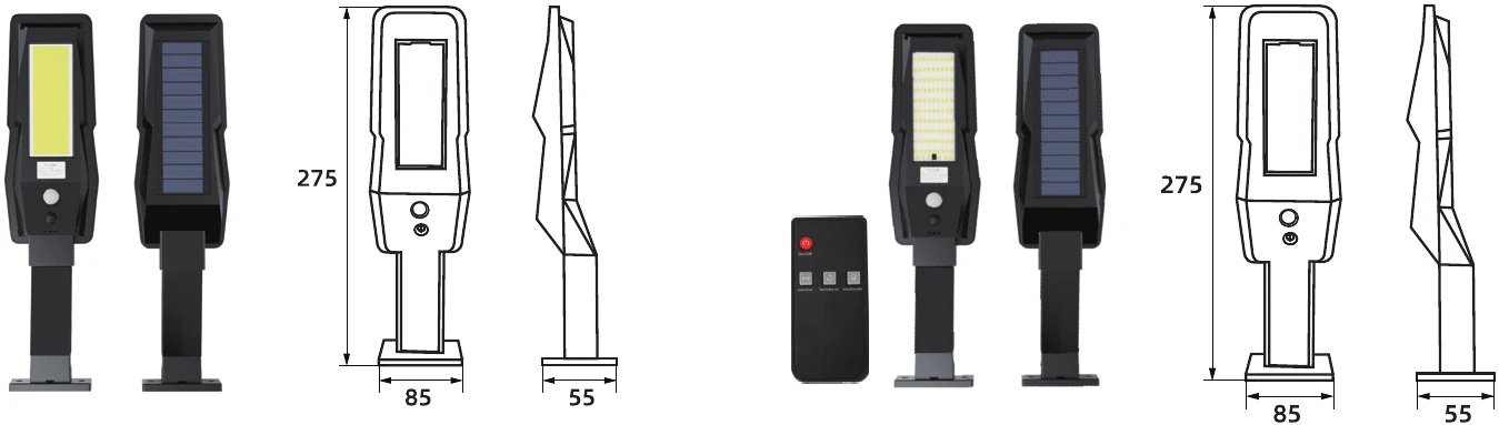 MS-T12B — Solar Mini Street Light