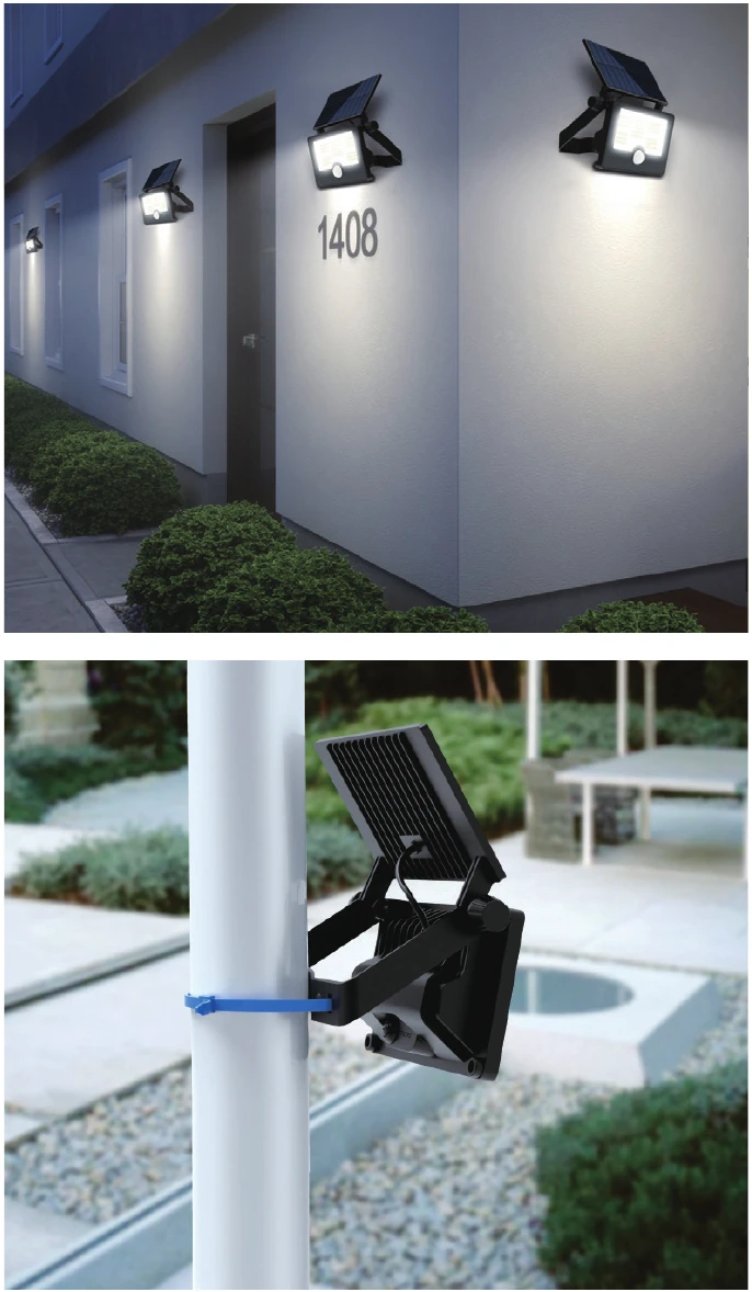 Solar Wall Light view 2