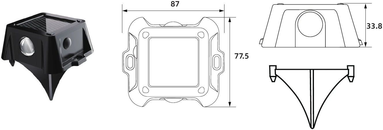 MS-1859 — Solar In-ground Light