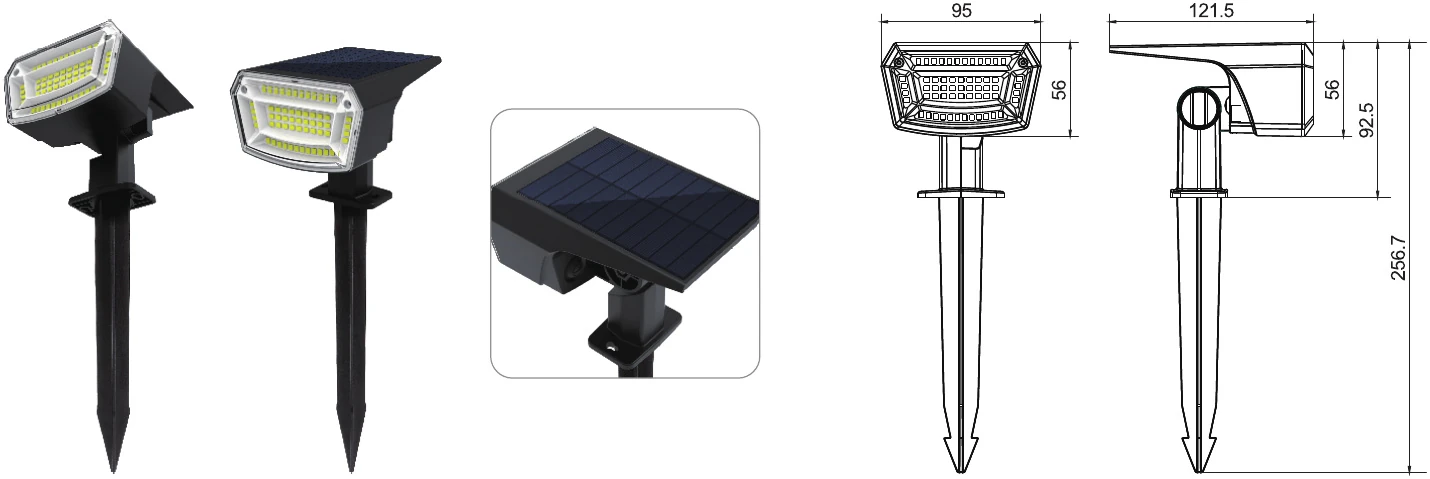MS-1829 — Solar Stake Light