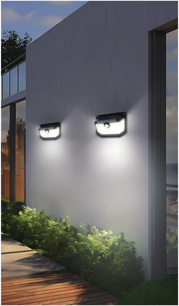 Solar Wall Light view 2