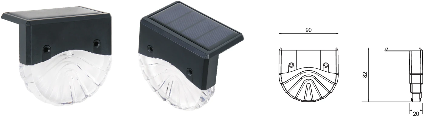 MS-1826 — Solar Wall Light