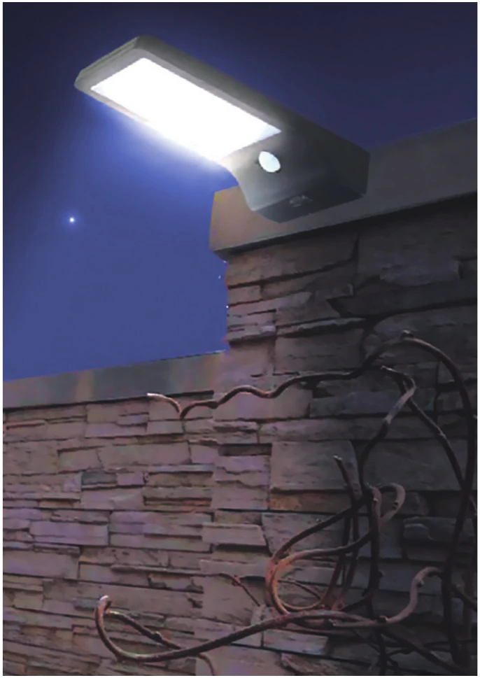 Solar Wall Light view 2