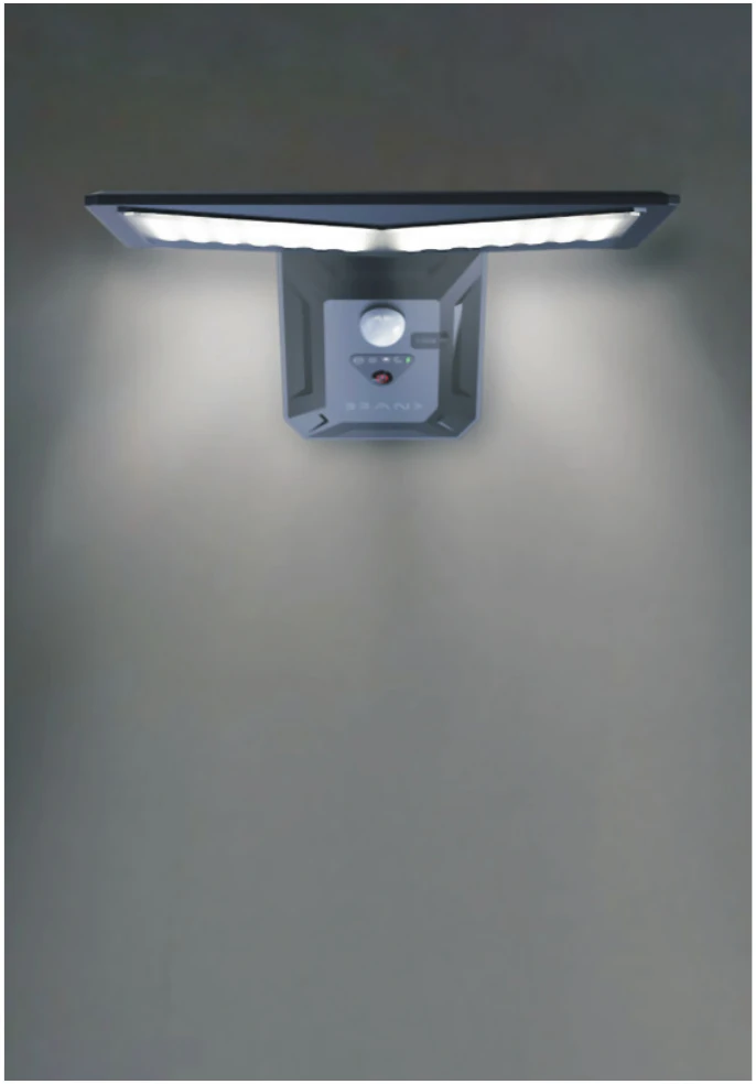 Solar Wall Light view 2