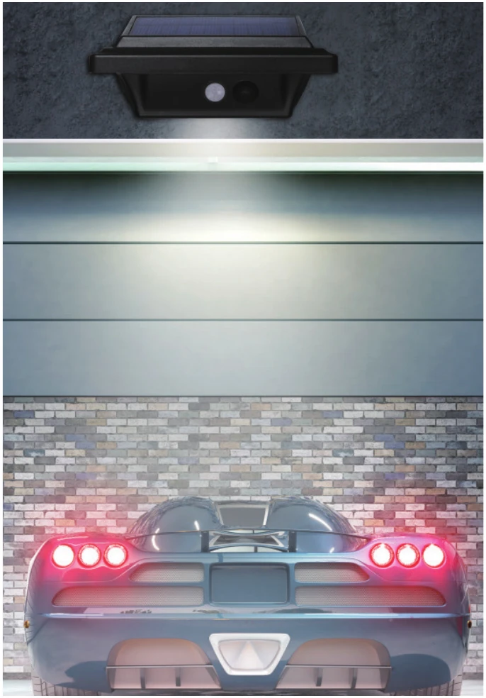 Solar Wall Light lighting scene