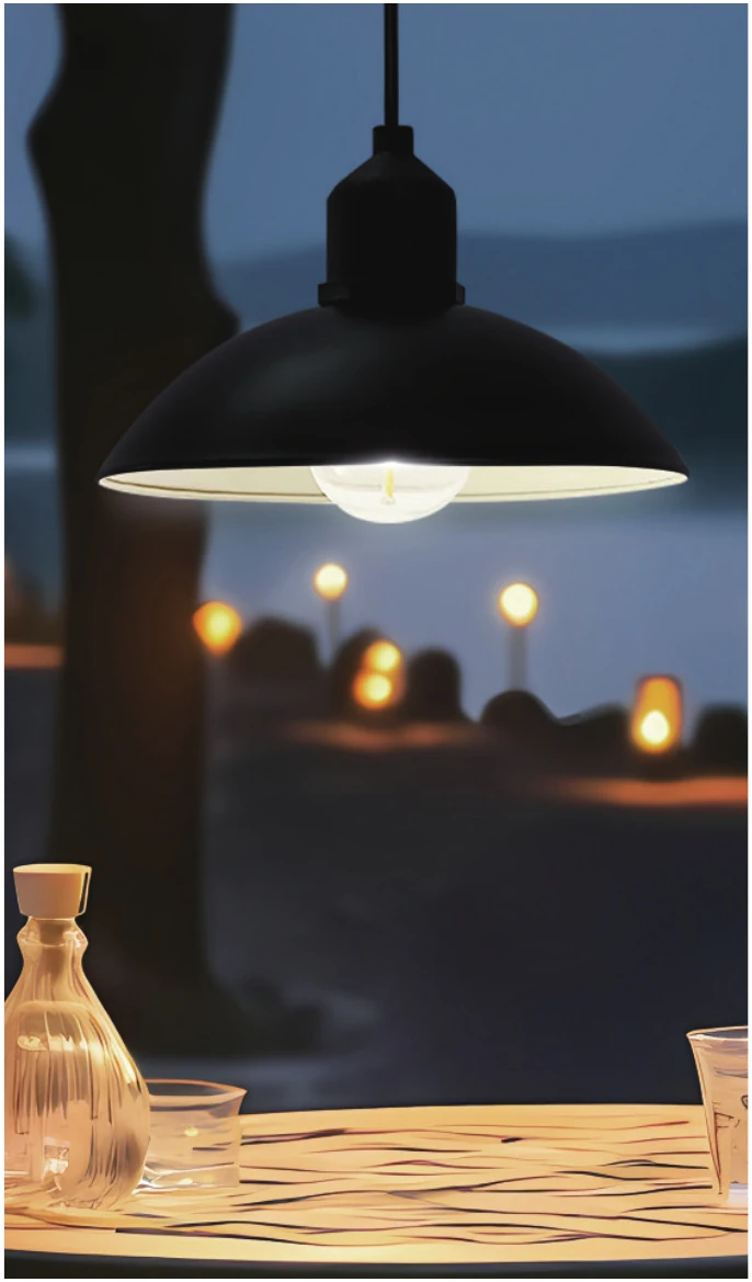 Solar Pendant Light view 2