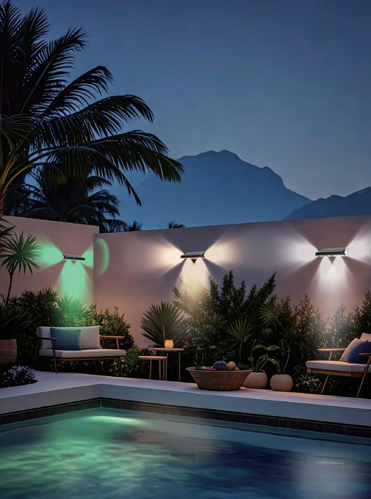 Three-sided Wall Lamp lighting scene